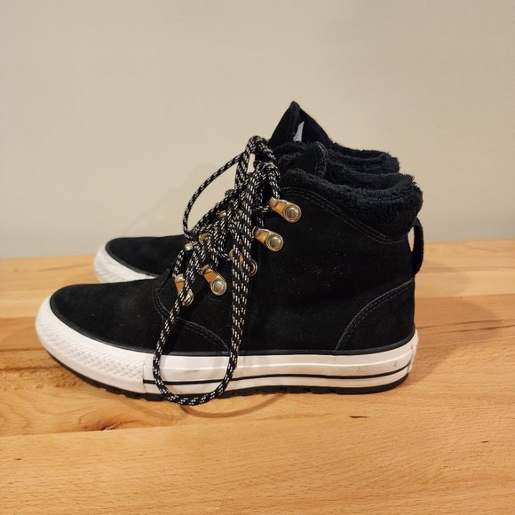 Converse Chuck Taylor All Stars Ember Boot Hi Top Shoe Faux Fur Lining Womens 7 - Picture 4 of 10